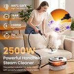 Dailyard™2500W Handheld Steam Cleaner for Home
