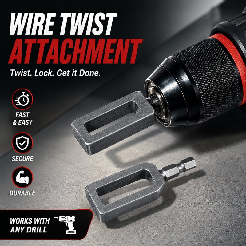Dailyard™Steel Wire Twisting Tool for Drill - Fast Tightening & Auto Trimming Wire Twist Attachment