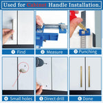 Dailyardtool® Woodworking Punch Locator Drill Guide