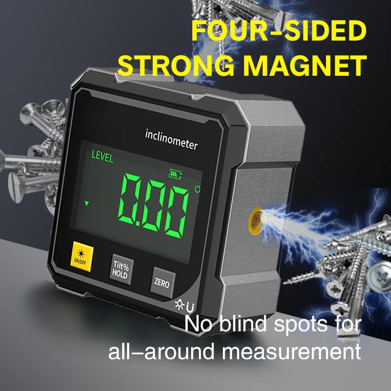 Dailyardtool®Dailyardtool®4-Side Magnetic Digital Angle Gauge with Laser