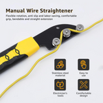 Dailyardtool® Handheld Smooth-Rolling Durable Wire Straightener