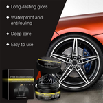 Dailyardtool®Tire wax – restores black gloss, blocks UV, repels dirt. Easy & quick!