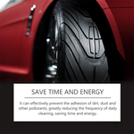 Dailyardtool®Tire wax – restores black gloss, blocks UV, repels dirt. Easy & quick!