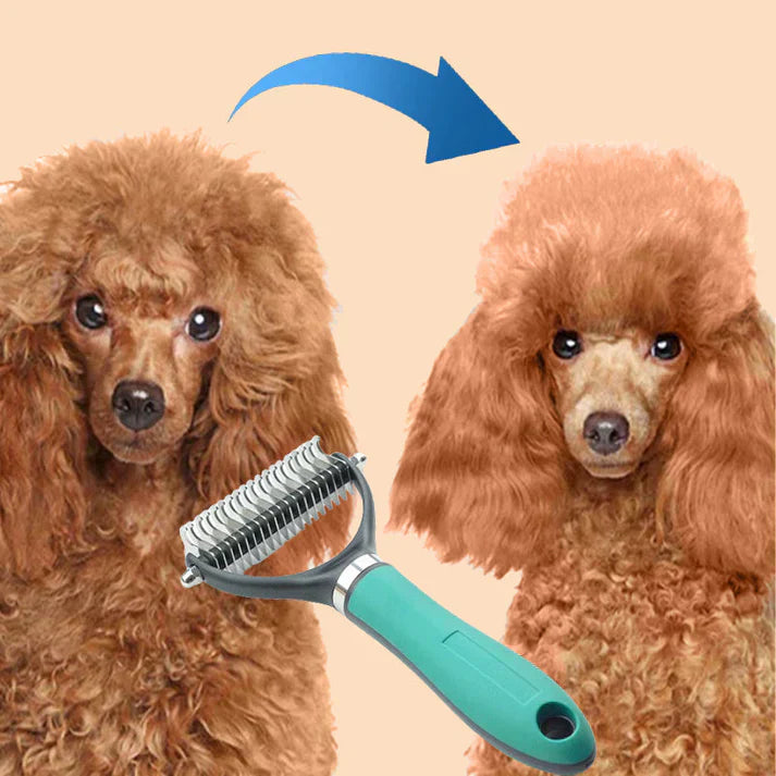 Dailyardtool®Dual-Sided Pet Grooming Comb for Dogs & Cats