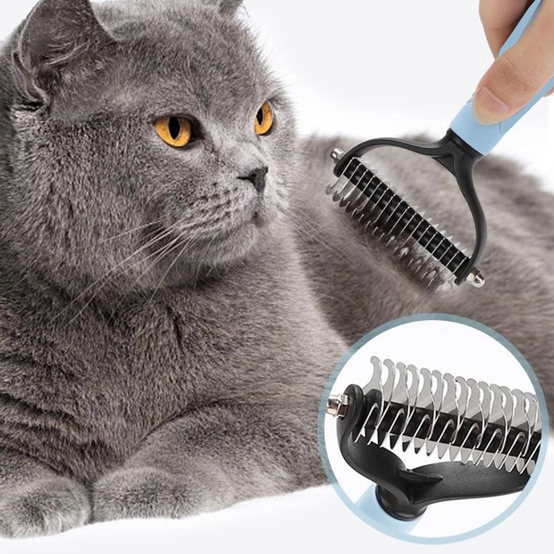 Dailyardtool®Dual-Sided Pet Grooming Comb for Dogs & Cats