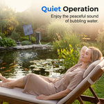Dailyard™Solar Pond Aerator with Air Pump