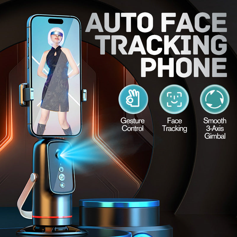 Dailyard™Auto Face Tracking Phone Holder with Gesture Control