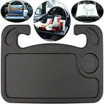 Dailyard™Steering Wheel Tray Table – Foldable, Cup & Tablet Slot, Lightweight