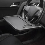 Dailyard™Steering Wheel Tray Table – Foldable, Cup & Tablet Slot, Lightweight
