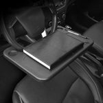 Dailyard™Steering Wheel Tray Table – Foldable, Cup & Tablet Slot, Lightweight