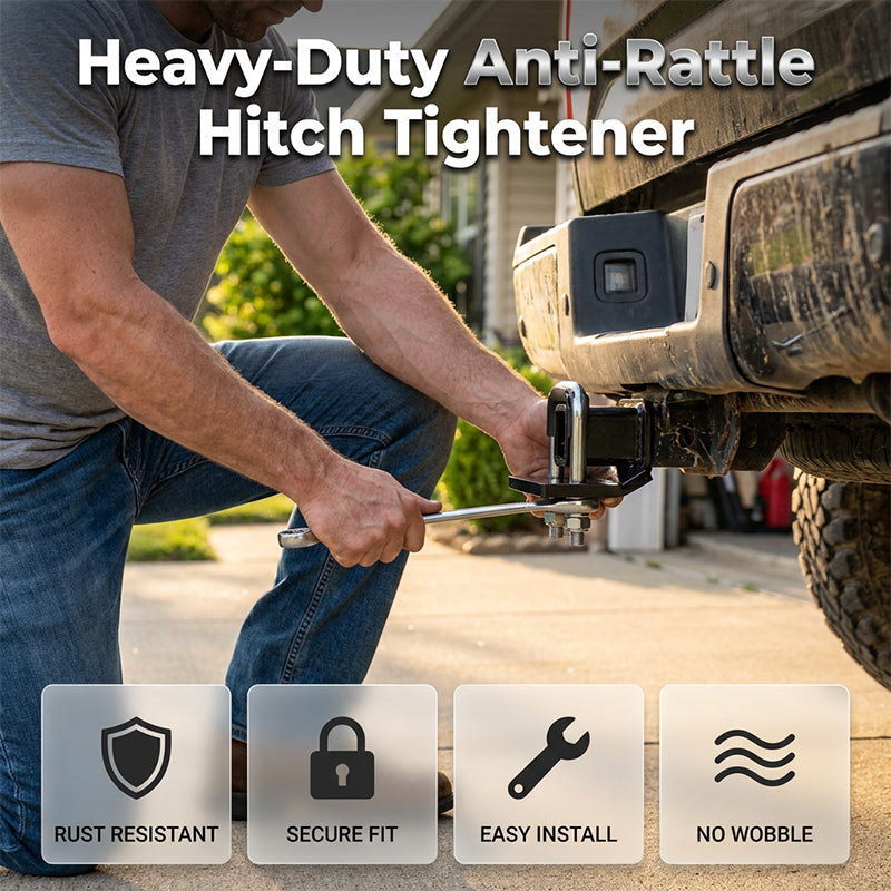 Dailyardtool® Heavy-Duty Anti-Rattle Hitch Tightener