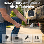 Dailyardtool® Heavy-Duty Anti-Rattle Hitch Tightener