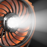 Dailyard™ 100-Speed Turbo Camping Fan – Rechargeable & powerful – Compact, quiet & long battery life – perfect for tents, RVs or outdoor workspaces 🔋⛺✨