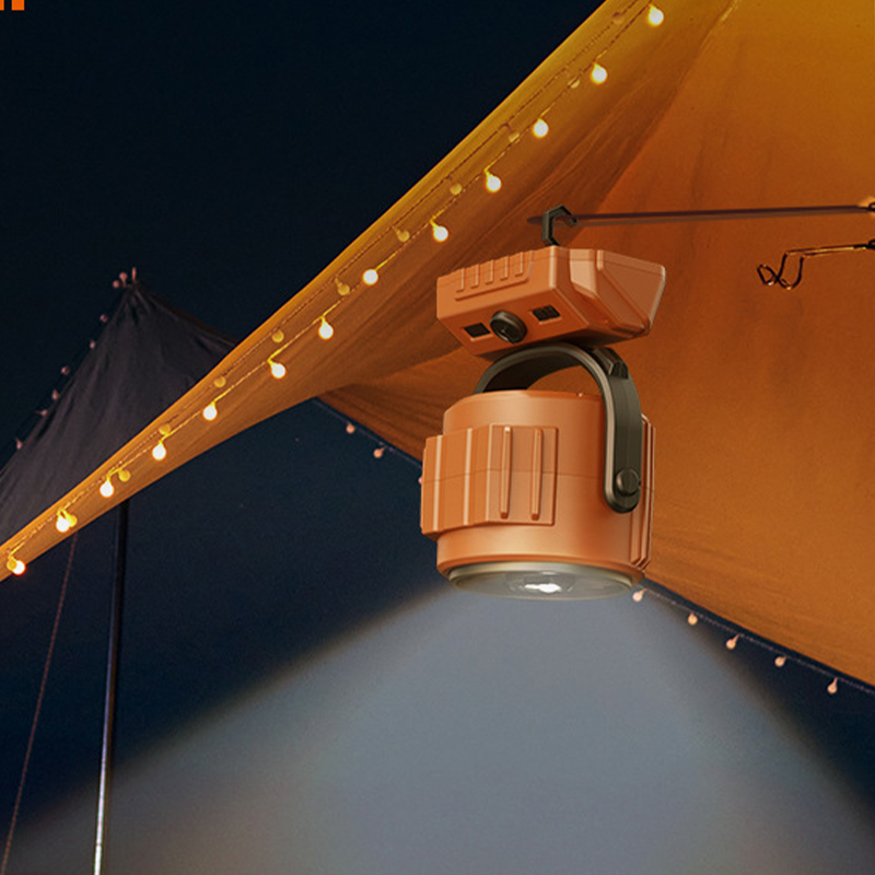Dailyard™ 100-Speed Turbo Camping Fan – Rechargeable & powerful – Compact, quiet & long battery life – perfect for tents, RVs or outdoor workspaces 🔋⛺✨