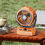 Dailyard™ 100-Speed Turbo Camping Fan – Rechargeable & powerful – Compact, quiet & long battery life – perfect for tents, RVs or outdoor workspaces 🔋⛺✨