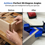 Dailyardtool® Corner Clamp Adapter for Quick-Grip Bar Clamps – 90° Precision, Heavy Duty, Slip-On ✨