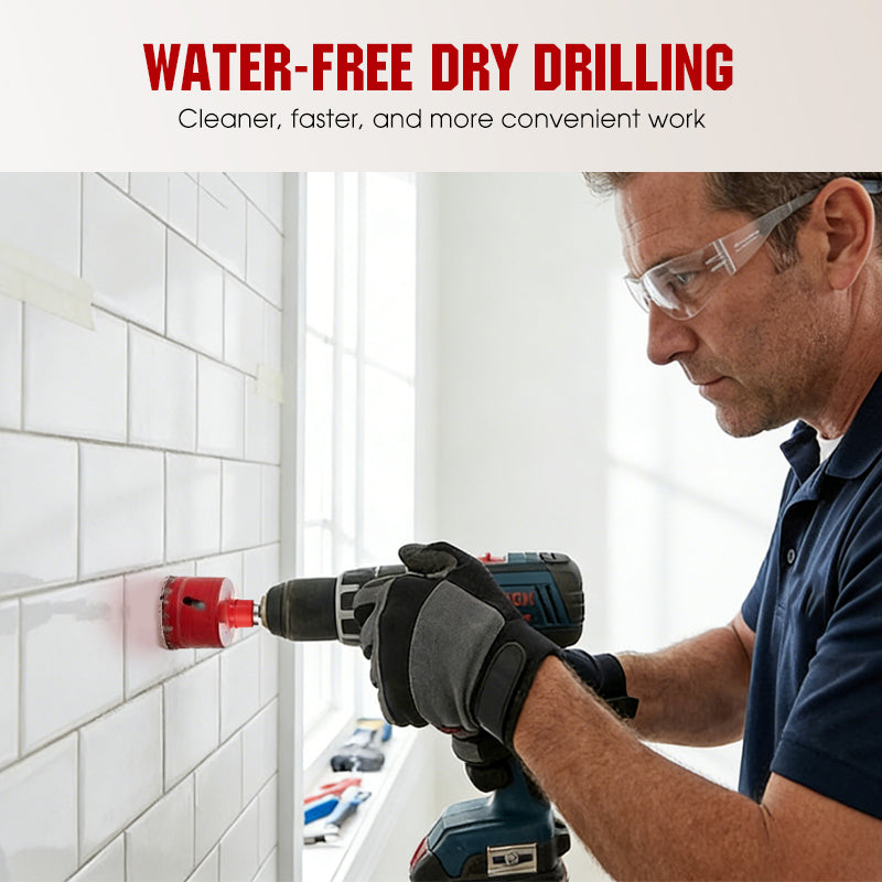 Dailyardtool® Professional Dry Drilling Hole Saw Kit (6-35mm)