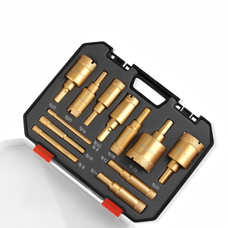 Dailyardtool® Professional Dry Drilling Hole Saw Kit (6-35mm)